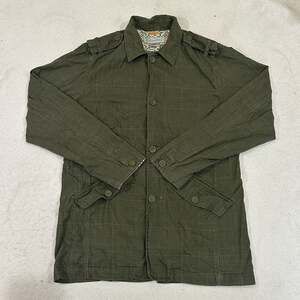 Quiksilver Edition Custom Fit Plaid Button-Up Cotton Blend Field Jacket